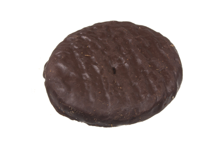 cookie isolated on white backgroundの写真素材