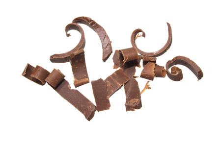 chocolate isolated on white backgroundの写真素材