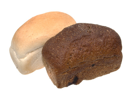 bread isolated on white background
