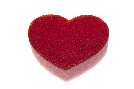 heart isolated on white backgroundの写真素材