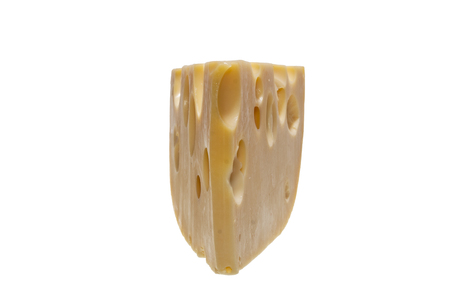 cheese isolated on white backgroundの写真素材