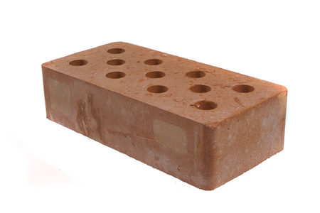 brick isolated on white backgroundの写真素材