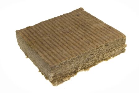 construction wool isolated on white backgroundの写真素材