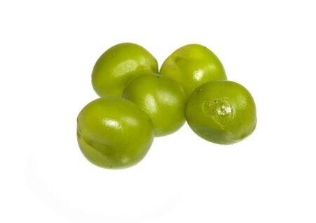 peas isolated on white background