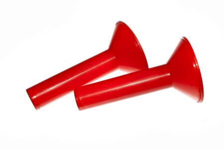 spool of thread isolated on white backgroundの写真素材