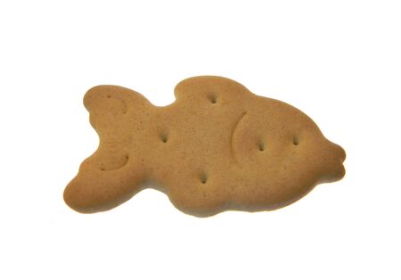 cookie isolated on white backgroundの写真素材