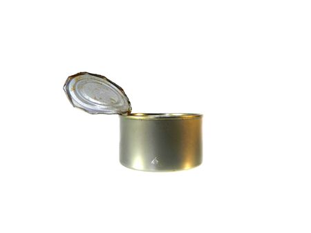 tin can isolated on white background