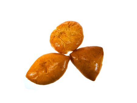 pie isolated on white backgroundの写真素材