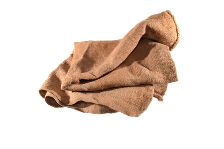 rag bag isolated on white backgroundの写真素材