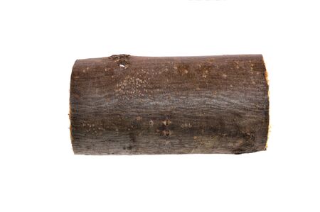 firewood isolated on white backgroundの写真素材