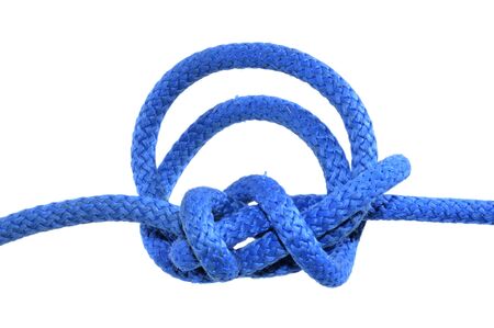 rope isolated on white backgroundの写真素材