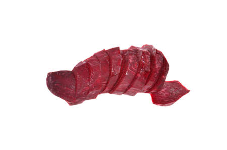 ripe beet isolated on white background