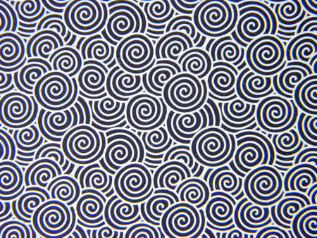drawn patterns of different shapes as backgroundの写真素材