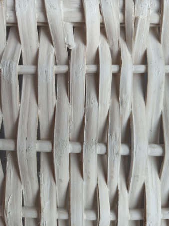 wicker fence photographed - close-up