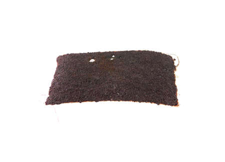 sandpaper isolated on white background
