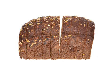 bread isolated on white background