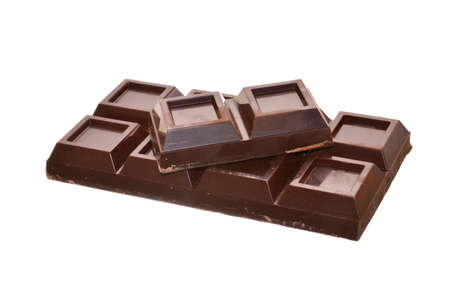 chocolate isolated on white background