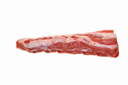 meat isolated on white backgroundの写真素材