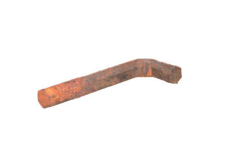 hex wrench isolated on white backgroundの写真素材