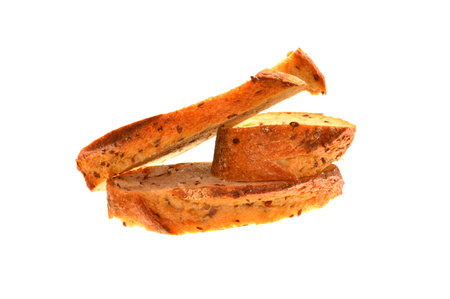bread isolated on white background