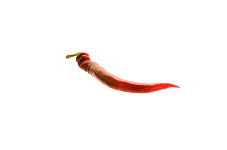 bell pepper isolated on white backgroundの写真素材