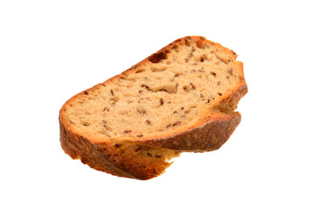 bread isolated on white background