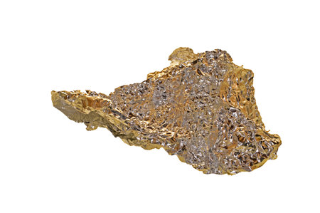 foil isolated on white backgroundの写真素材