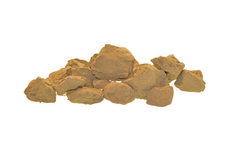 cement isolated on white background