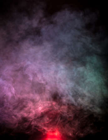 Smoke illuminated beam of light. Abstract backgroundの写真素材