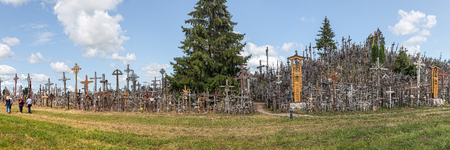 Hill of Crosses is a unique monument of history and religious 
folk art and the most important Lithuanian Catholic pilgrimage siteのeditorial素材