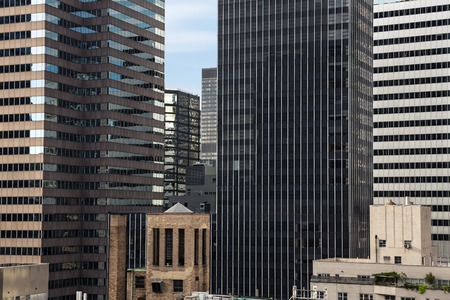 NEW YORK, USA - Sep 27, 2015: Streets of Manhattan. Manhattan is the most densely populated of the five boroughs of New York Cityのeditorial素材