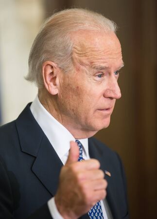 KIEV, UKRAINE - Dec 07, 2015: Vice president of USA Joe Biden during an official visit to Kiev, Ukraineのeditorial素材