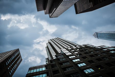 Manhattan. Modern buildings in New York Cityのeditorial素材