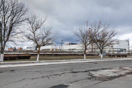 CHERNOBYL, UKRAINE - Nov 28, 2016: Chernobyl nuclear power plantのeditorial素材