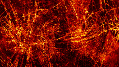 Abstract image of broken glass texture. Close-up broken car windshield. Broken and damaged carの写真素材