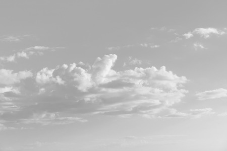 Abstract natural background with clouds. Beautiful sky with clouds in light gray tonality