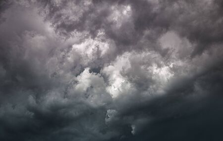 Nature background. Dramatic clouds on the sky