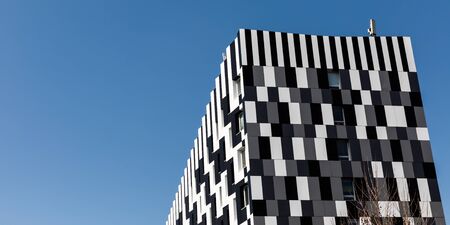 KYIV, UKRAINE - May. 11, 2019: Business center Domino in Kyiv. Domino Business Center is a modern...