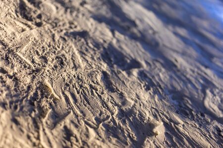 Texture of decorative plaster on concrete wall. Abstract plaster background for design