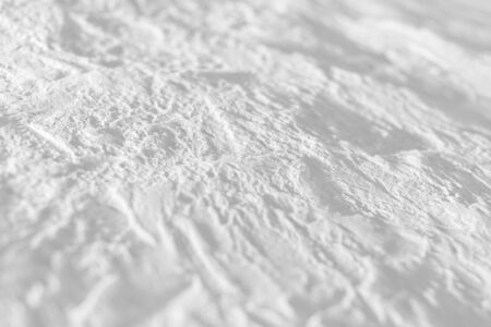 Texture of decorative plaster on concrete wall in light gray. Abstract plaster background for designの写真素材