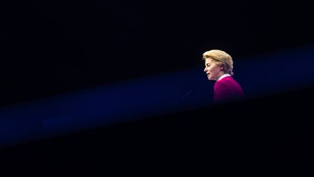 ZAGREB, CROATIA - Nov. 28, 2019: Ursula von der Leyen as the first female President of the European Commission during EPP Congress in Zagrebのeditorial素材
