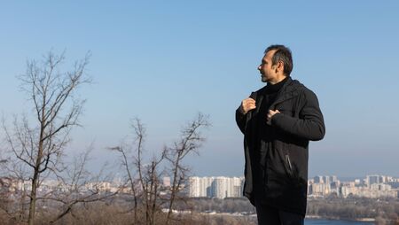 KYIV, UKRAINE - Jan. 21, 2020: Portrait of the leader of the party Voice and People's Deputy of...