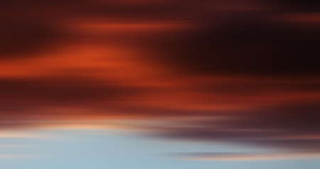Natural background. Twilight beautiful sky. Twilight colorful sky and clouds with sunlight shine...