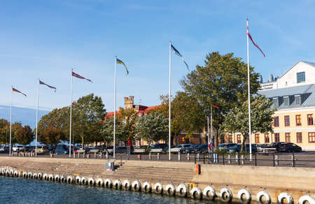 Visby, Gotland, Sweden- Oct 1, 2021: Streets and architecture of the old ancient city Visby, Gotland, Swedenのeditorial素材