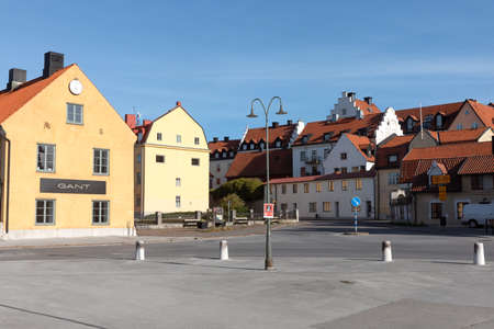 Visby, Gotland, Sweden- Oct 1, 2021: Streets and architecture of the old ancient city Visby, Gotland, Swedenのeditorial素材