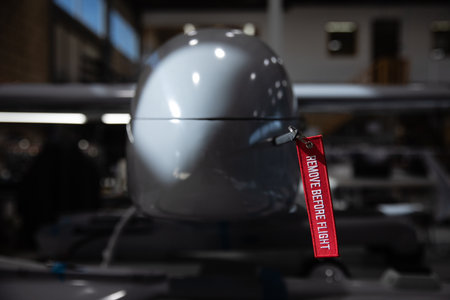 Cyprus, Cyprus - Feb. 20, 2023: War of Russia against Ukraine. Production of Poseidon reconnaissance drones for Ukrainian armed forcesのeditorial素材