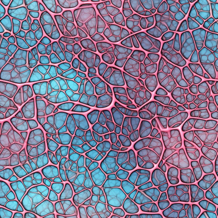 Seamless abstract background and texture with neural pattern. Graphic design element. Backdrop templateの写真素材