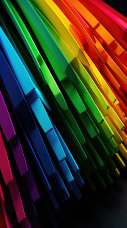 Abstract colourful background. Esoteric backdrop in bright hue colors. Painting abstract texture in the form of whimsical geometric shapes and curves.の写真素材