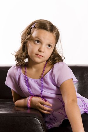 6 years old girlの写真素材