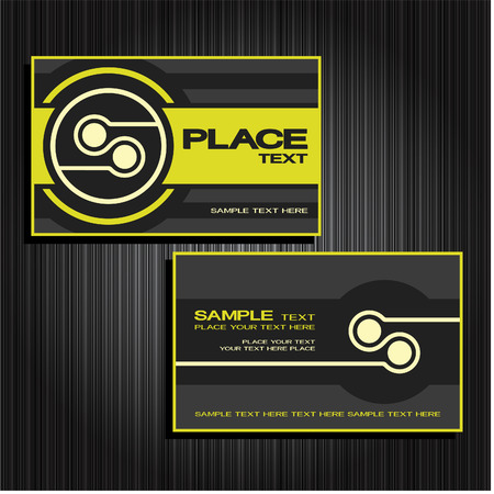 business cards set 29のイラスト素材